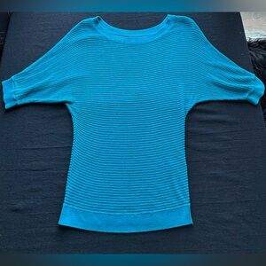 Express Women’s Teal Off The Shoulder Sweater Size Small